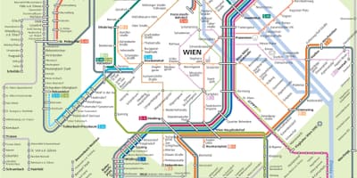 道の駅にウィーンオーストリア地図