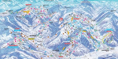 オーストリアスキー地図