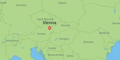 オーストリア国は世界地図