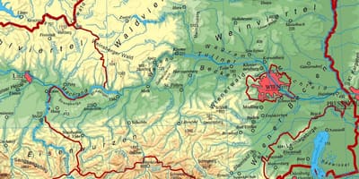 地図lower austria