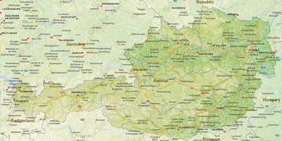 地図のbruckオーストリア