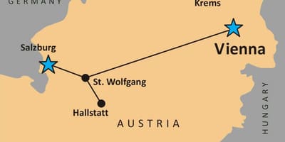 地図hallstattオーストリア 